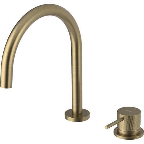 Mitigeur de lavabo 2 trous ULTRASAN, or mat