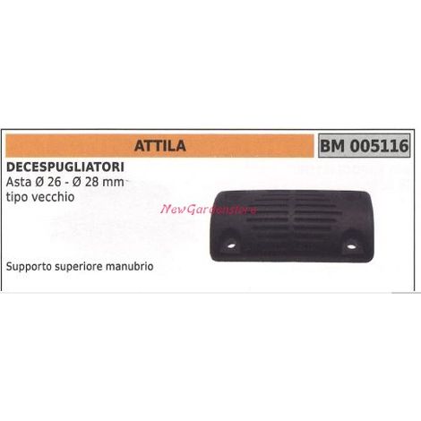 Supporto superiore manubrio ATTILA decespugliatore 005116