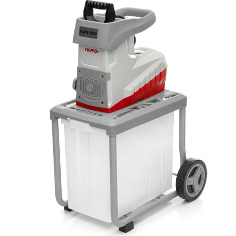 IKRA biotrituratore elettrica ILWH 3000, silenziosa e robusta, 3000W, spessore dei rami fino a 45mm (1/5)