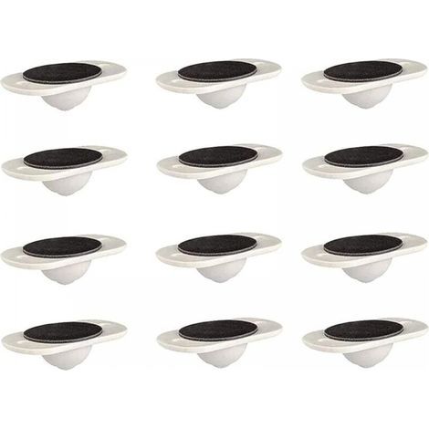 12 Pièces Poulie Universelle Rouleaux De Roue Inférieure De Meubles, roulettes Auto-adhésives pour Fond De Poubelle De Tiroir D'armoireRoulettes (1/4)