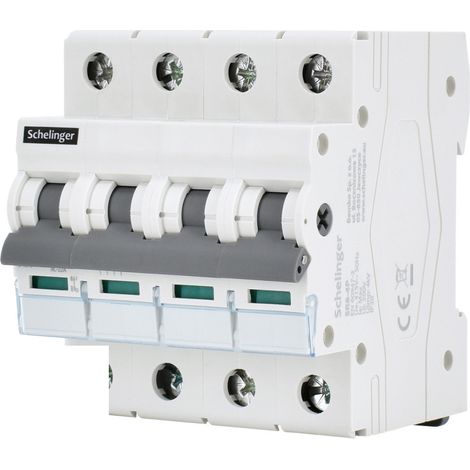 Interrupteur sectionneur 4P 63A - Installation sur rail TH35 - Pouvoir de coupure 4kV - IP20 (1/5)