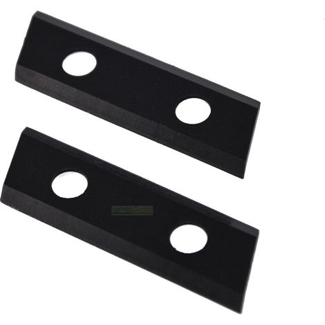 2 X 10 CM lame de broyeur / déchiqueteur à bois pour GLORIA Milan G1 G2 G3 G4