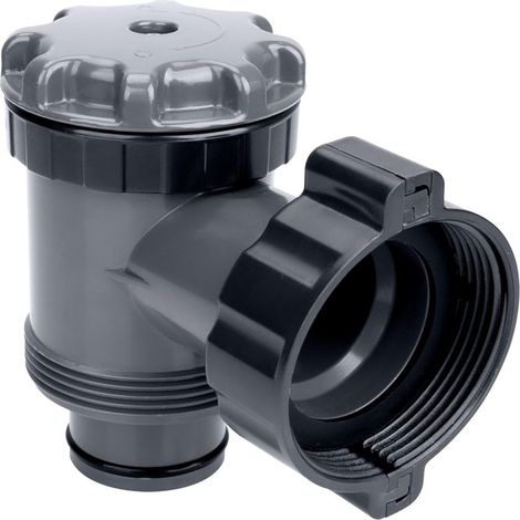 Vanne à piston P6H1317 pour piscine, vanne marche/arrêt en ligne en plastique gris, compatible avec les pompes de 1500 à 4000 GPH, vanne de remplacement pour pompe de filtration de piscine hors sol (1/5)