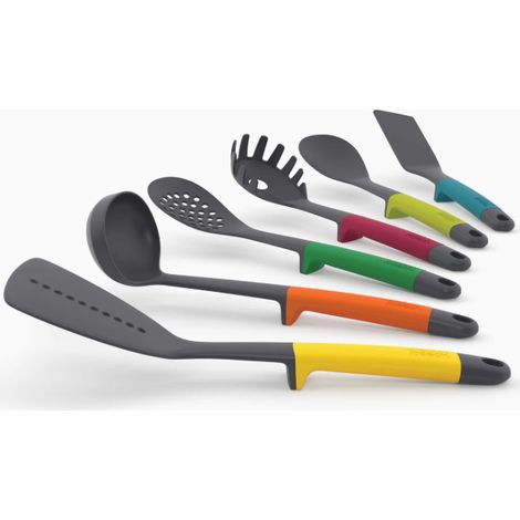 Juego de utensilios de cocina multicolor Joseph Joseph Elevate 6 piezas, utensilios resistentes y funcionales, ideal para tu cocina moderna Color vibrante