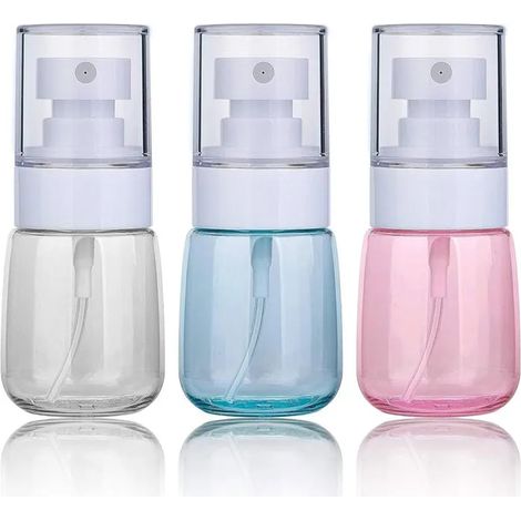 3Flacons pulvérisateurs individuels,30ml, réutilisable - transparent (1/5)