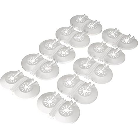 Rosone apribile universale tipo doppio, colore bianco 434800PB