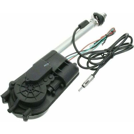 Antena eléctrica totalmente automática Ulisem, kit de montaje de antena de radio FM/AM para coche, para montaje en guardabarros de repuesto. (1/4)