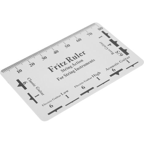 Saitenlagelehre, Mess- und Reparaturwerkzeug-Set für E-Bass und Akustikgitarre (1/5)