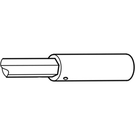 Tubo esagonale inferiore medio per abbacchiatore Lisam Swing 1530mm originale