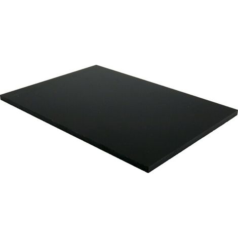 HPL Kompaktfassadenplatte Schwarz - 6mm x 130cm x 305cm