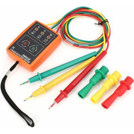 Sm852B 3-Phase Rotation Testeur Numerique Indicateur De Phase De Detecteur Led Buzzer Phase Compteur Sequence,de Trywise (1/4)