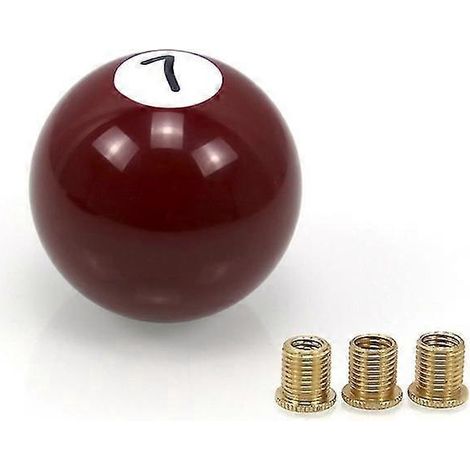 Pommeau de levier de vitesse Auto Rouge n°7 en forme de boule, décoration (1/4)