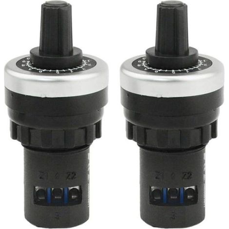 Potentiomètre Rotatif - 22 mm - 10 K Ohm - Pour Régulation Vitesse Variable - Lot de 2 (1/4)