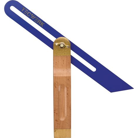 TECWERK Schmiege Schienen-L.300mm MS blau lack.TECWERK