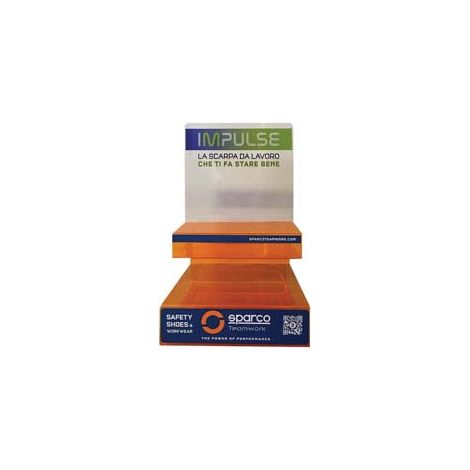 ESPOSITORE VUOTO DA BANCO PER SCARPE- - mm.320x300x460h. - 1 pezzi SPARCO