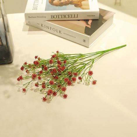 Fleurs artificielles en soie, gypsophile réaliste, pour la décoration de la maison et des mariages-AquaForge (1/5)