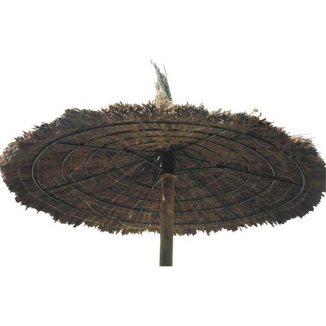 PARASOL SOMBRILLA DE BREZO 3 MTS JARDIN PARA PLAYA Y PISCINA (1/5)