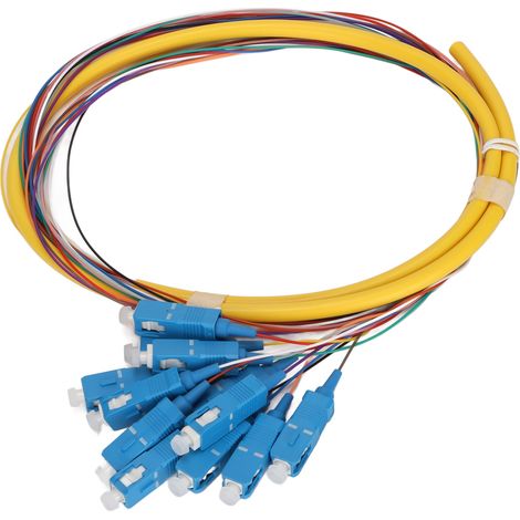 Câble Fibre Optique Monomode 12 Brins 1,5m SC/UPC Haute Qualité (1/5)