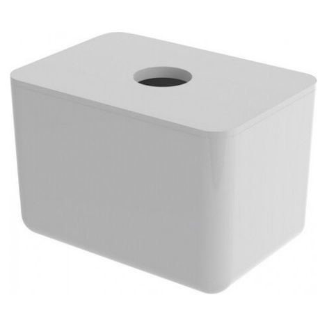 Boîte de rangement IS Connect Space, avec couvercle, 112 x 78 x 75 mm, gris clair