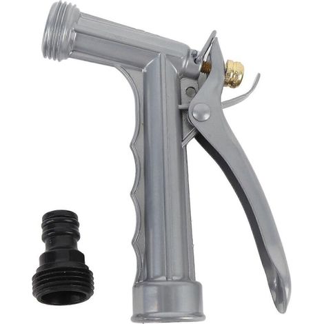 Garden Hose Nozzle Adjustable High Pressure Nozzle Sprayer for Watering Plants Washing Car Showering Pet Zinc Alloy EU Standard