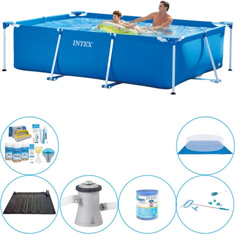 Intex Piscine Tubulaire Rectangulaire - 260x160x65 cm - 6-pièces S20824 (1/5)