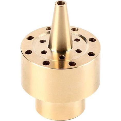 Tête de pulvérisation en Laiton doré pour Fontaine à Eau de Jardin, Bassin, Accessoire brumisateur 1/4\ (1/4)