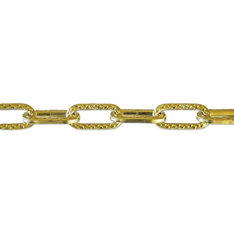 Chapuis BL12 catena per lampadario decorazione cablato acciaio carico di lavoro indicativa, Dore, 25 m/Ø 2 mm