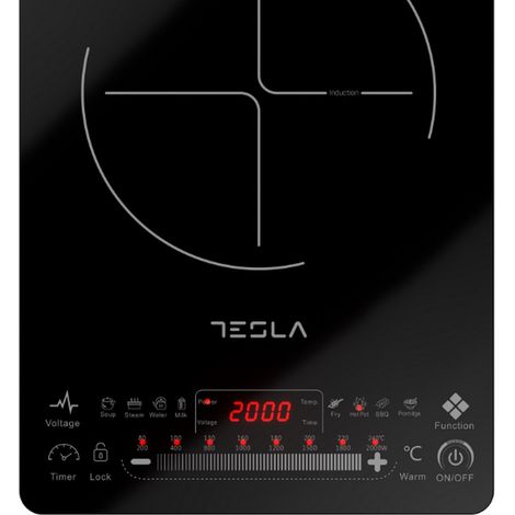 Appareil de cuisson Tesla ic400b 2000W verre tactile (1/5)
