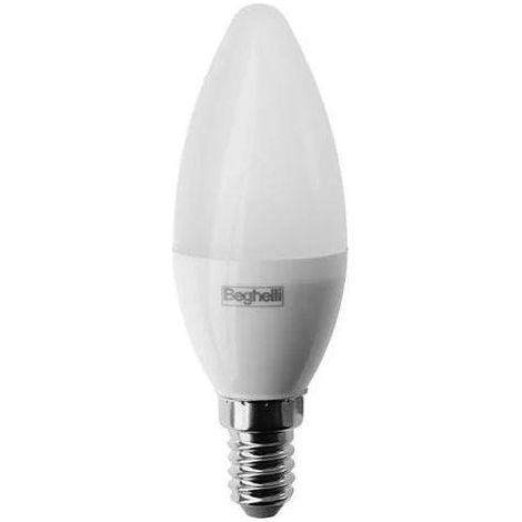 Lampadina led beghelli candle, 5w, e14, 450 lm, luce bianca naturale 4000k, beg 56981