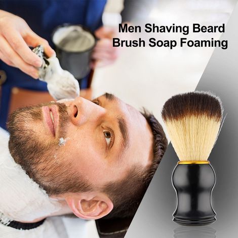 Hommes blaireau savon moussant bol barbier barbe rasoir rasage tasse Salon mâle visage cheveux outil de nettoyage (1/5)