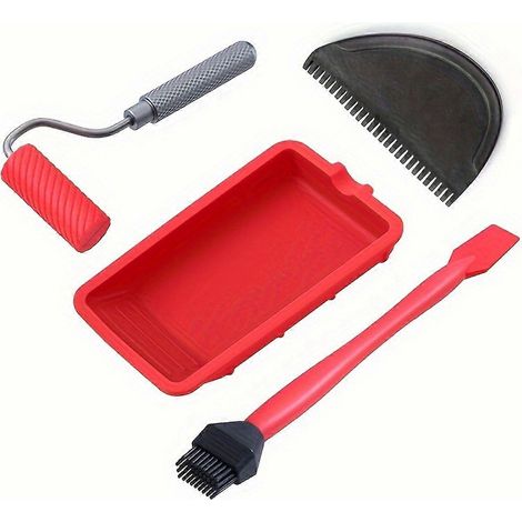 Kit de 4 applicateurs de colle en silicone, ensemble de pinceaux à colle en silicone réutilisables -- (1/5)