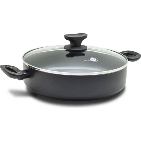 Greenpan - Sauteuse Torino en céramique avec Couvercle 28 cm (1/2)