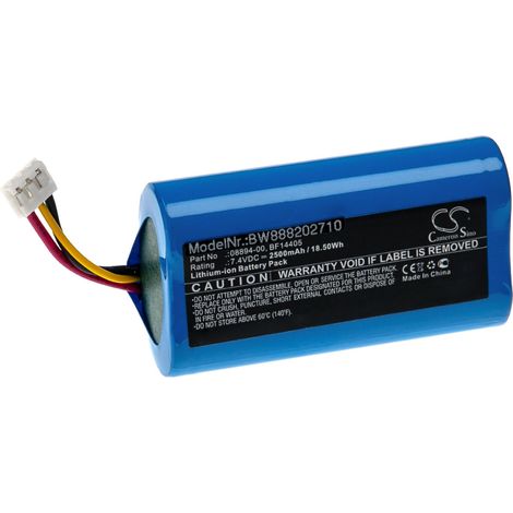 vhbw Battery Replacement for Gardena 08894-00, 08894-00.640.00, 08894-00.641.00, BF14405 for Power Tools (2500 mAh, Li-ion, 7.4 V) (1/2)