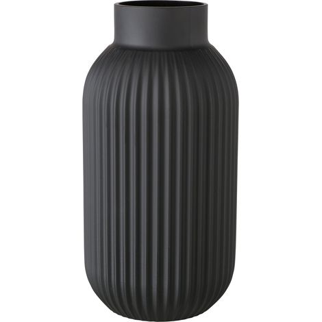 Vase noir NORDIKA, en verre (1/3)