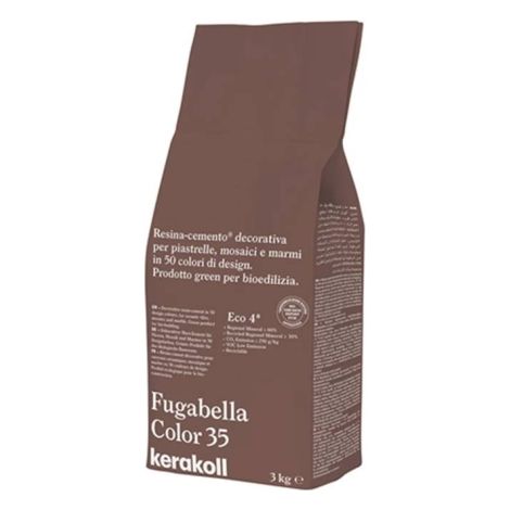 Fugabella color 35 sacco da 3kg resina decorativa per fughe