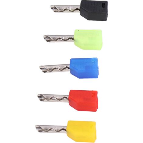 50 paires de fiches bananes, 4 mm, creuses, en matériau durable, bonne qualité de transmission, accessoires pour tests électriques (1/5)