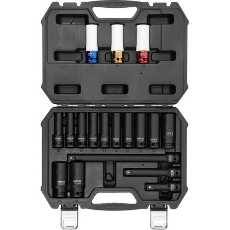 ZESTAW NASADEK UDAROWYCH 1/2" ZAWIERA 18 ELEMENTÓW (1/5)