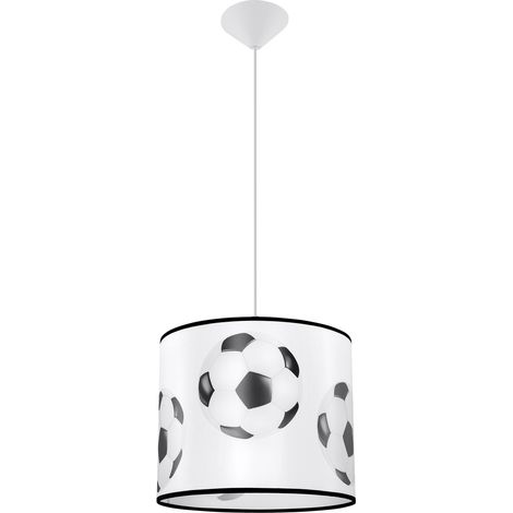 Suspension enfant ballon Ø30 E27 blanc/noir Pure Lume (1/5)