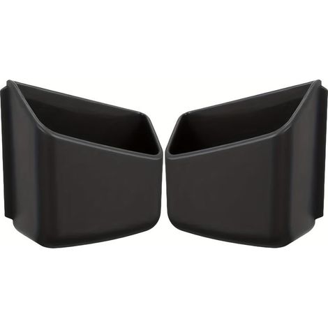 1 lot d'accessoires d'intérieur de voiture pour compartiment de rangement de portière de voiture, poche latérale de voiture, lunettes de soleil, téléphones portables, clés et petits objets (noir) (1/5)