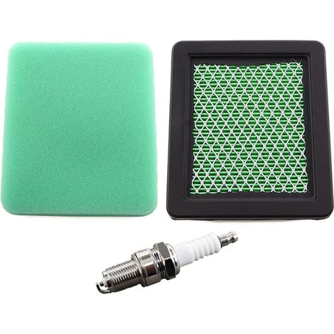 Luftfilter mit Zündkerze für Honda GC135 GC160 GCV135 GCV160 Motoren HRG 415, HRG 465, HRX 426, HRX 476, HRX 537, HRB 425 IZY Rasenmäher Ersetzt  17211-ZL8-023