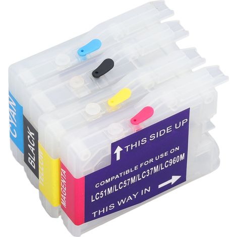 Cartouche d'encre LC51 LC57 LC37 LC960 4 couleurs, accessoire d'impression pour 135C 150C 153C (1/5)