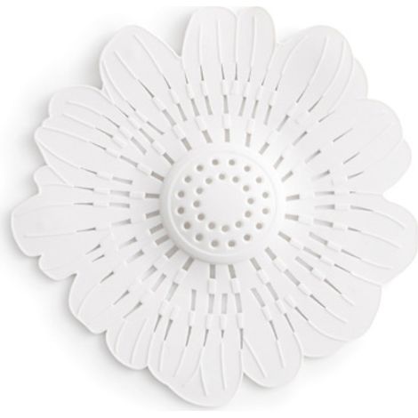 Filtre anti-cheveux pour évier de cuisine, baignoire et douche, pour éviter les bouchons. Filtre à cheveux pour évier de salle de bain, blanc (1/5)