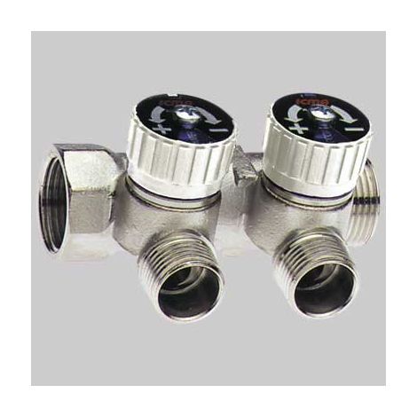 COLLETTORE LINEARE CON RUBINETTI ICMA 3  3/4x(24x1,5) 2 Vie     ICMA