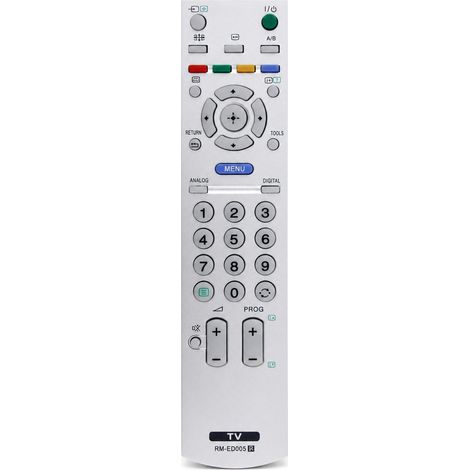 Télécommande de Remplacement Compatible avec TV Sony RM-ED005, Sans Configuration (1/5)