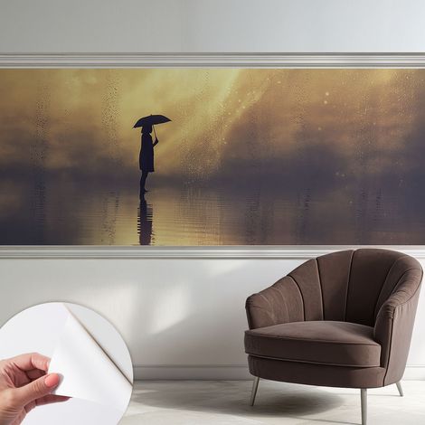 Fotomurale adesivo - parete decorativa - decorazione casa - stile moderno parete - Scena misteriosa 250x104 cm (1/5)