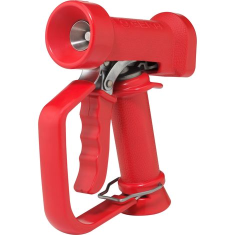 GEKA Profi-Reinigungspistole Heißwasser (rot, max. 24 bar,max. 95°,G1/2 Gewinde) (1/4)