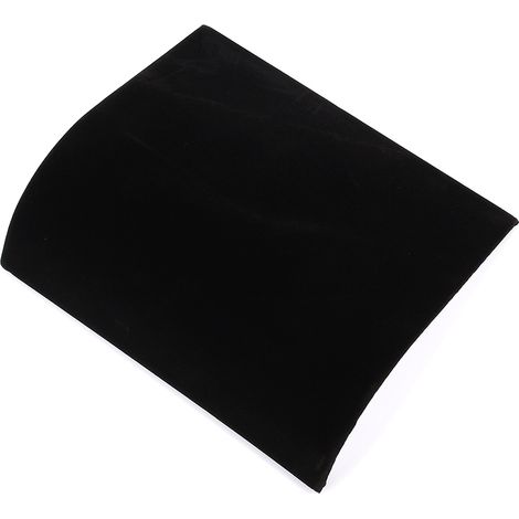 1 présentoir à bijoux en forme de S, velours noir, pour colliers et pendentifs, support d'exposition, rangement ordonné (1/5)