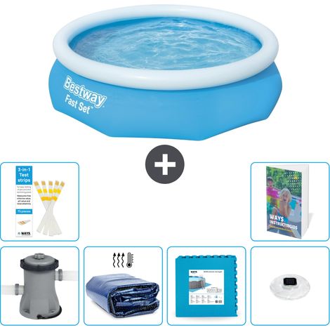 Bestway Piscina Bestway Fast Set Redonda - 305x76 cm - 7-piezas S326 (1/5)