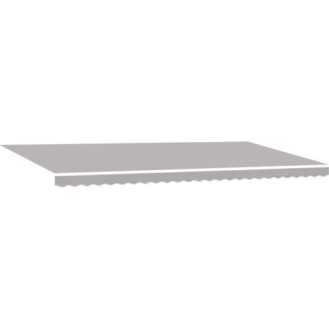 Maison Exclusive - Ausziehbare Markise Hellgrau 600 x 350 cm Stof (1/4)