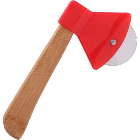 Pizzaroller Beil Axt Pizzaschneider Pizzamesser Teigschneider Kinderparty Pizza (1/2)